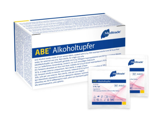 100 tamponi alcolici abe - abe, 70%