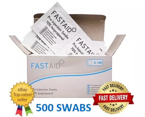 500 tamponi alcolici fastaid - 500,