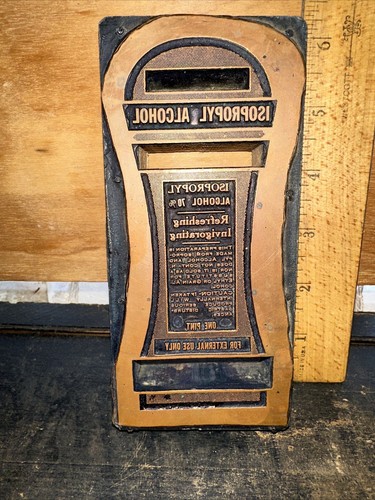 Blocco stampa vintage - blocco,